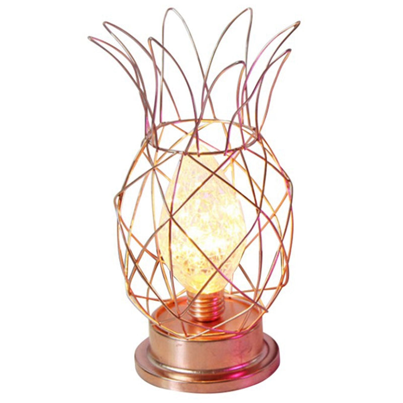 Iron Wire Pineapple Lamp
