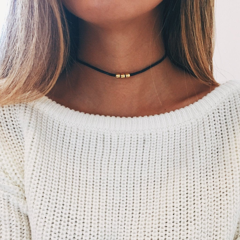 New personality short choker collar necklace trendy women all-match necklace