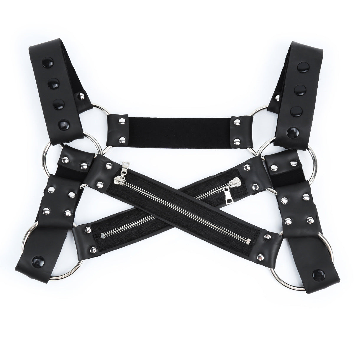 Adult products men's leather bondage clothing