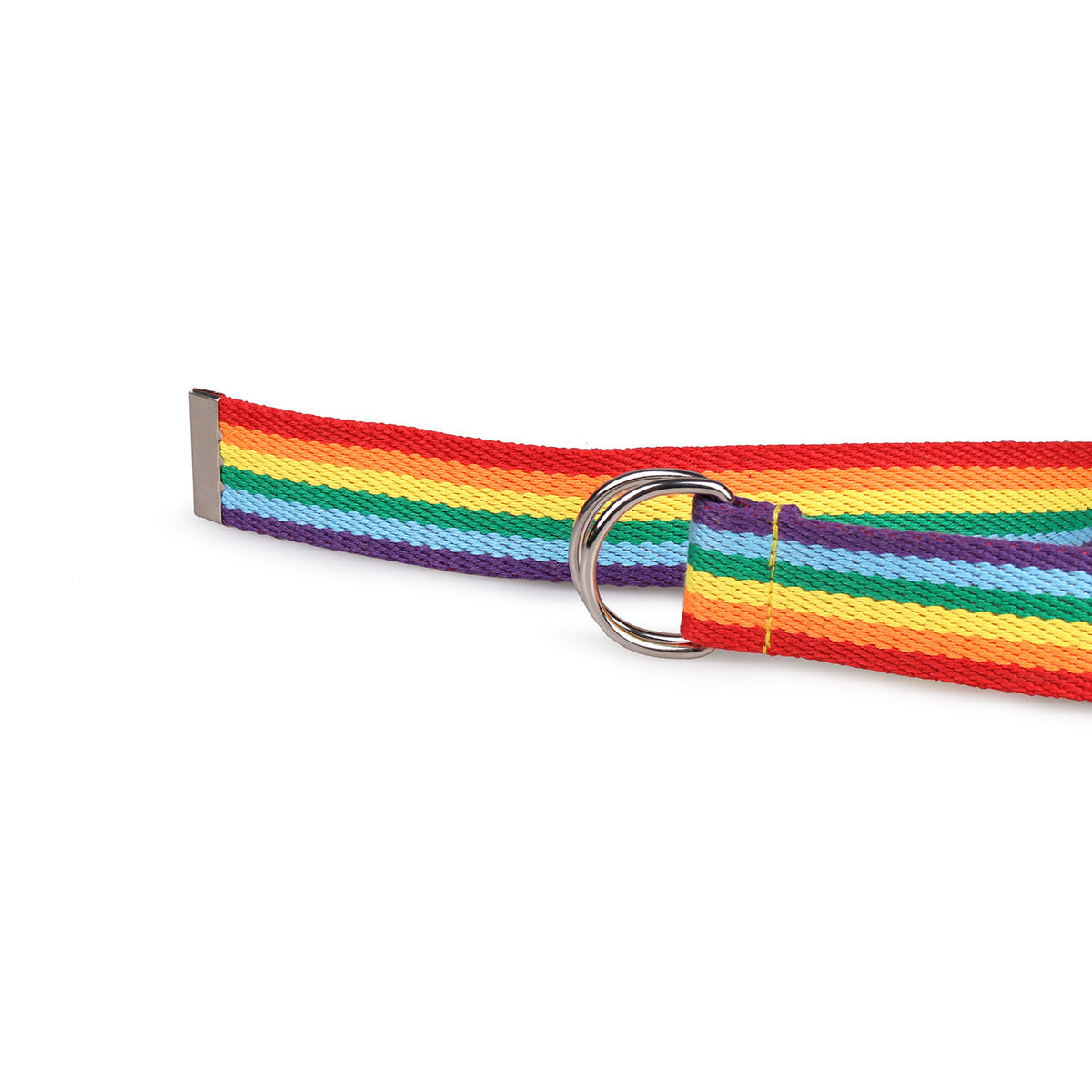 Double Loop D-shaped Rainbow Ribbon