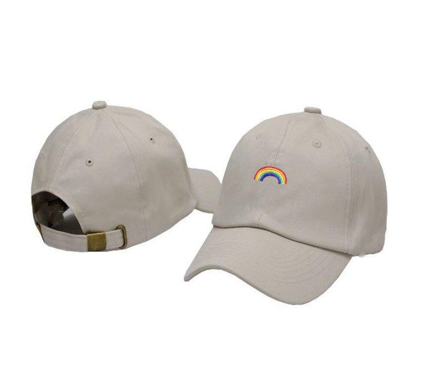 rainbow Cap Adjustable Hip Hop Snapback