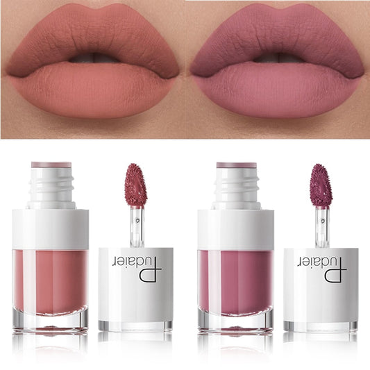 Lipstick 16 color white bottle matte lip gloss lasting moisturizing