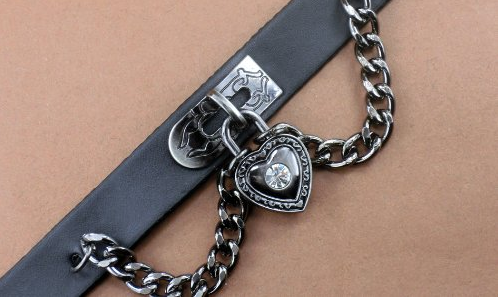 Bystar Bracelet of Punk Rock Rivet Wrap Retro Multi Circle Unisex Heart Chain Genuine Leather 4-Color Creative