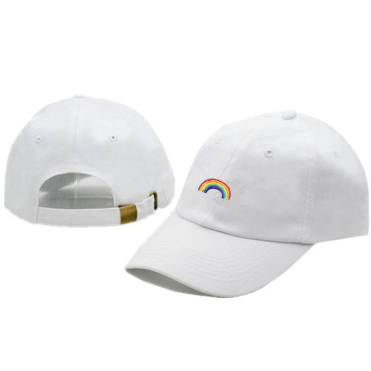 rainbow Cap Adjustable Hip Hop Snapback