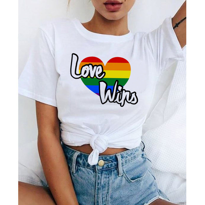 LGBTQ Rainbow Heart T-Shirts