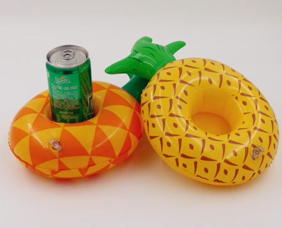 Inflatable Pineapple Floating Drink Cup Holders