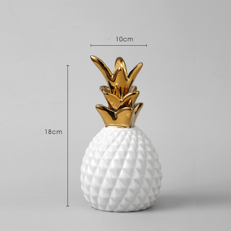 Creative Ceramic Pineapple Ornaments Simple