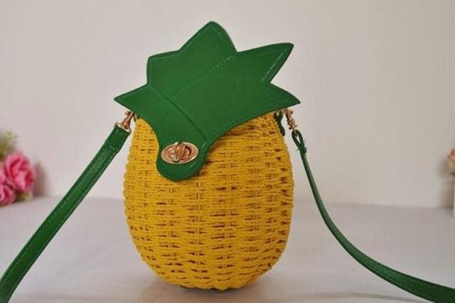 New summer refreshing pineapple bag
