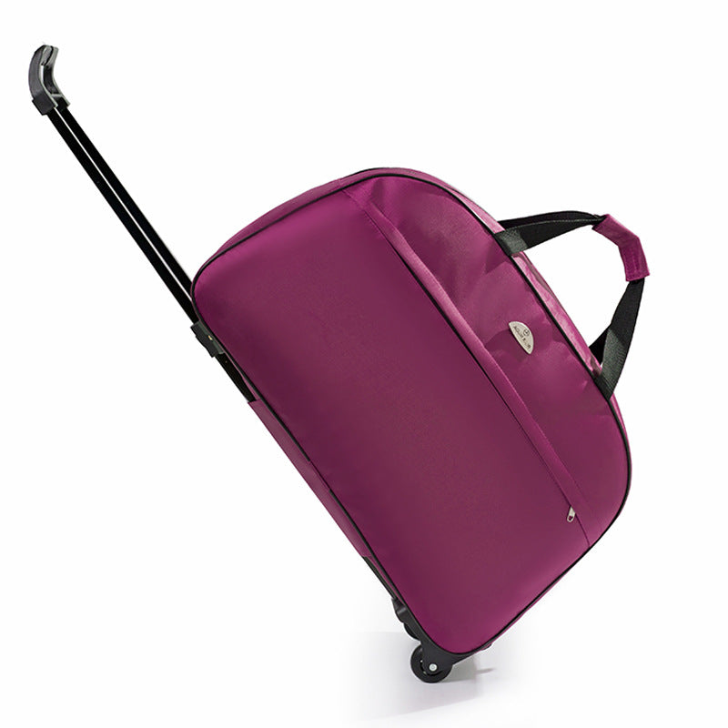 Travel bag handle pull box