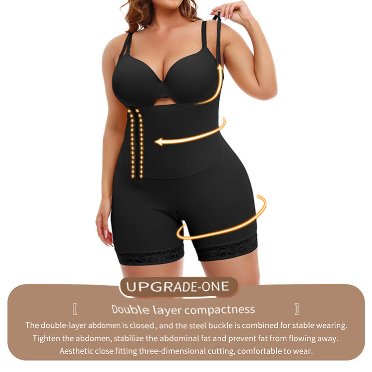 One-piece Waist And Hip Lift Tight Body Fat Woman Plus Size Shapewear