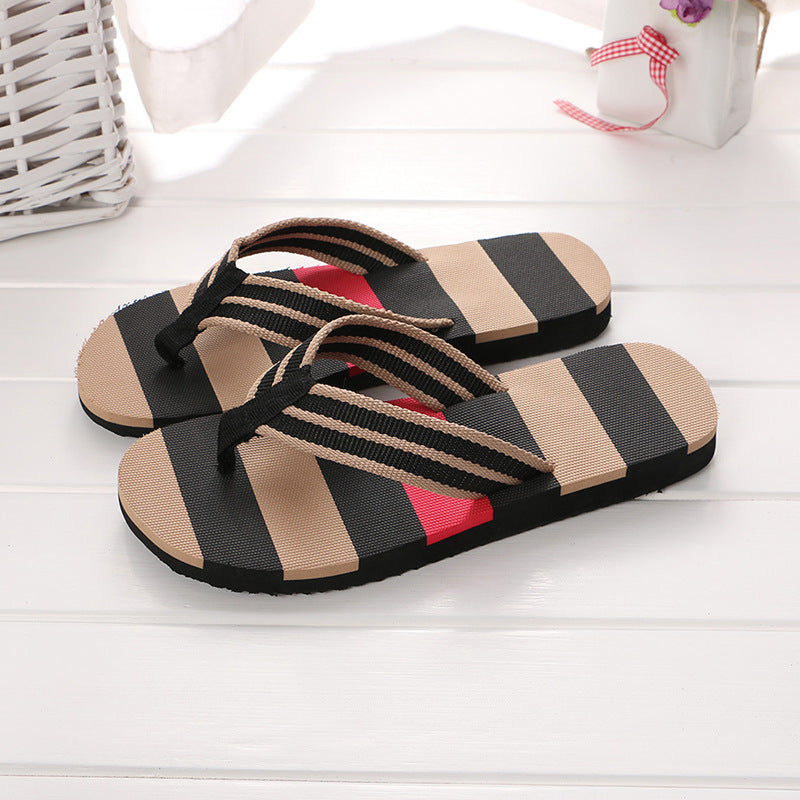 Summer Korean trend men's beach slippers