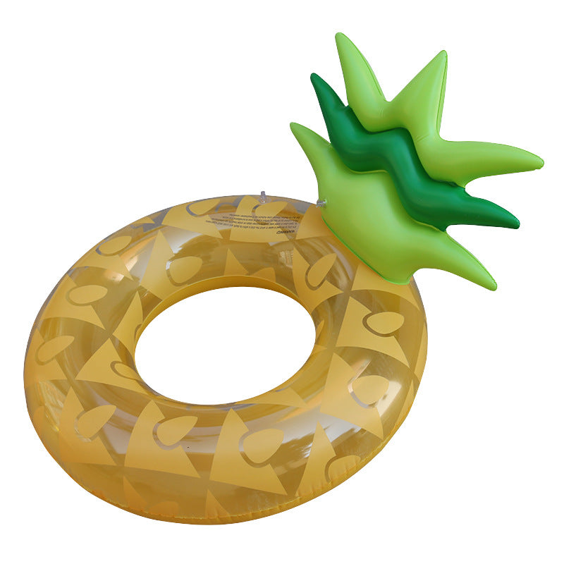 Inflatable Pineapple Backrest Pool Ring