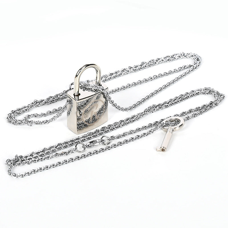 Couple Necklace Couple Lock Unlockable Jewelry