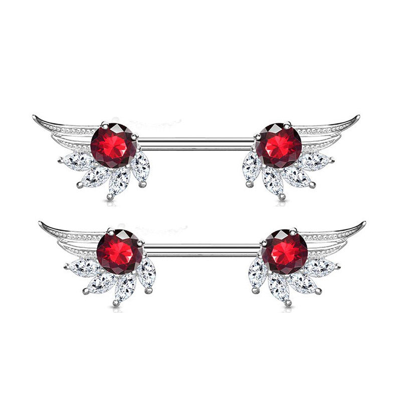 European And American Fashion Explosion Bees Angel Wings Nipple Ring