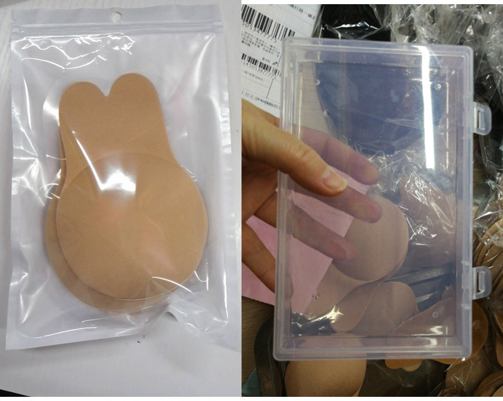 Breathable Bunny Ears Breast Lift Sticker, Invisible Bunny Breast Lift Sticker