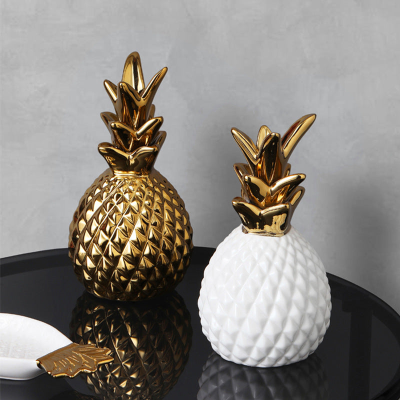 Creative Ceramic Pineapple Ornaments Simple