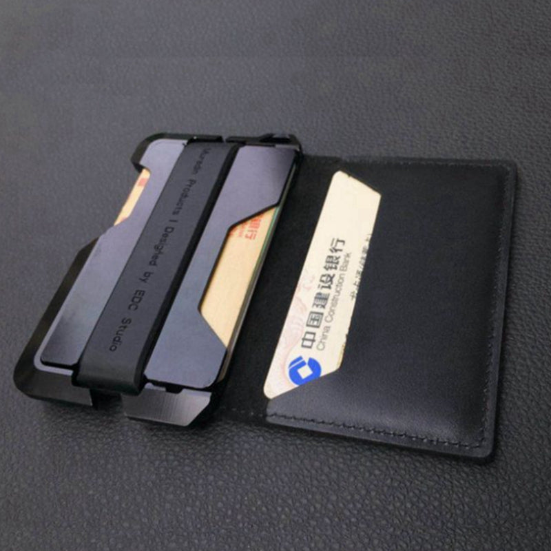 Aluminum Alloy Card Holder Anti-Theft Anti-Magnetic Wallet
