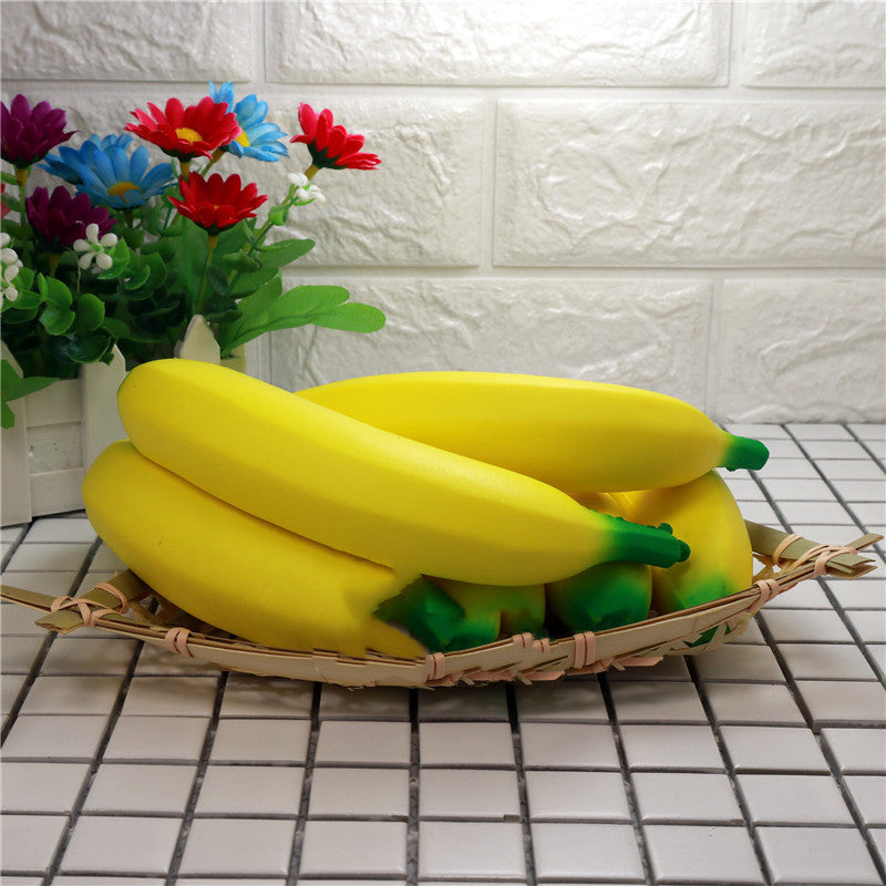 Foaming Simulation Fruit Banana Super Slow Rebound