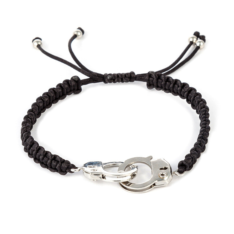 Hand-Woven Handcuff Bracelet