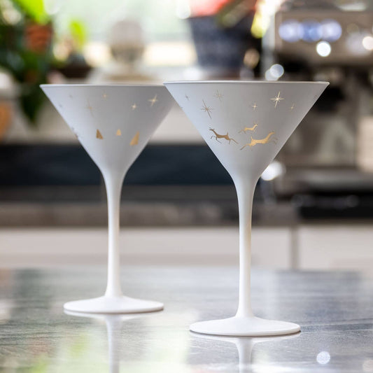 Wonderland White Martini 8.5oz (Set of 4)