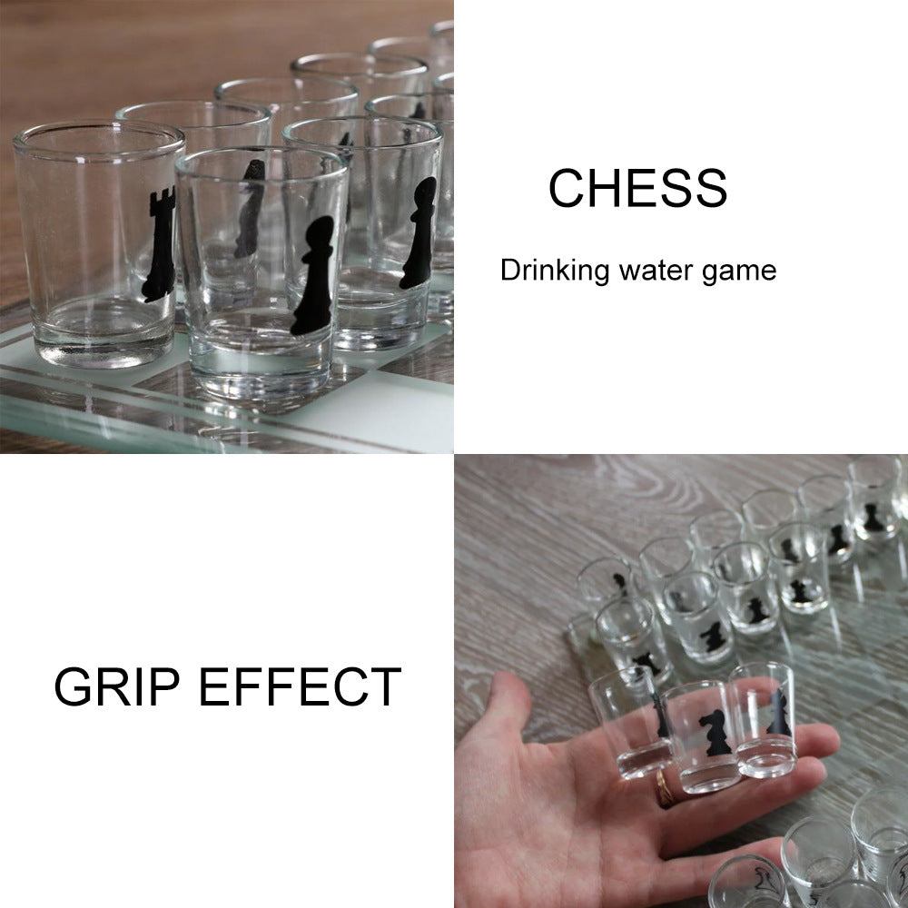 Chess Cup Game Set Board Development Chess Card Wine Cup Game