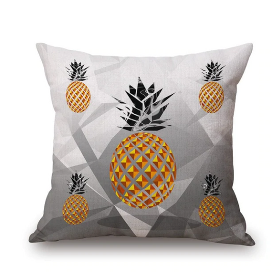 New Hot Sale Pineapple Print Linen Pillowcase