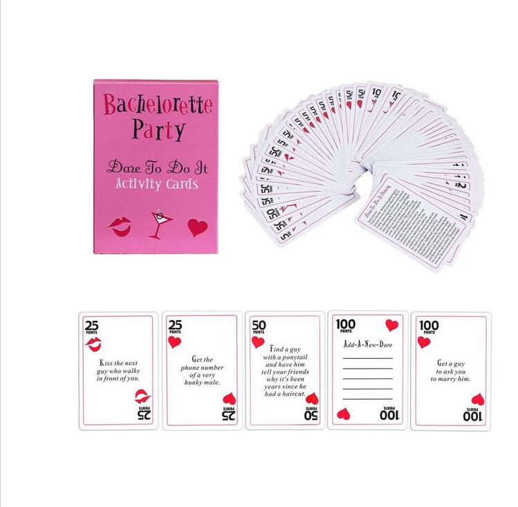 Creative Paper Bachelor Party Game Solitaire