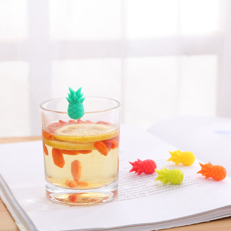 Creative Silicone Pineapple Wine Glass Marker