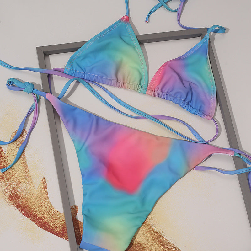 Magical Rainbow Triangle Bikini