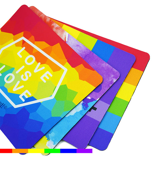 Original Design Mouse Pad Six-color Rainbow Element LGBT Cultural And Creative