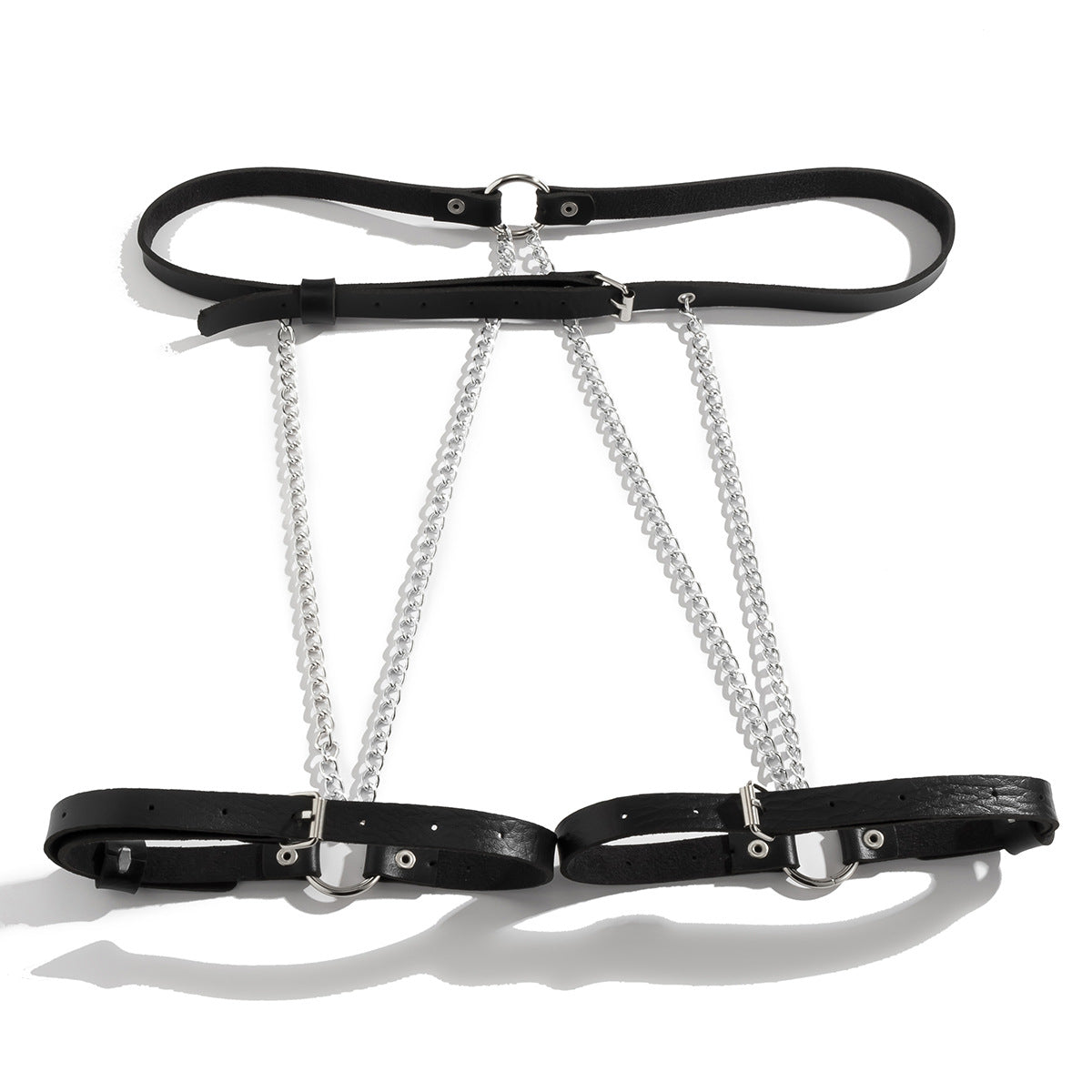 Chain PU Nightclub Style Belt And Leg Loop