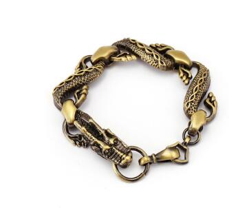 New ethnic style men's zodiac dragon bracelets Domineering personality tide men's jewelry