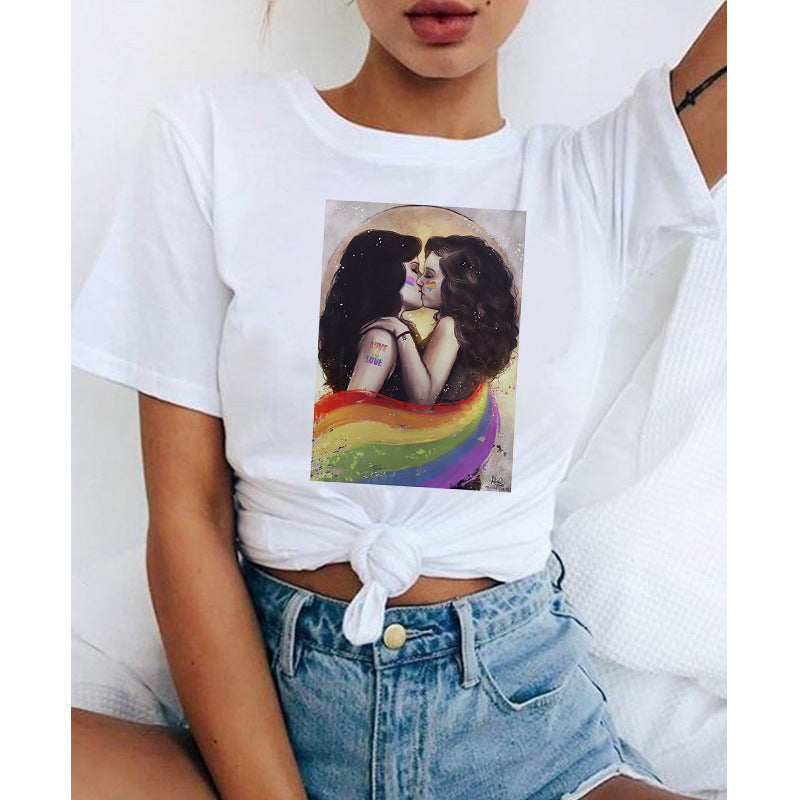 LGBTQ Rainbow Heart T-Shirts