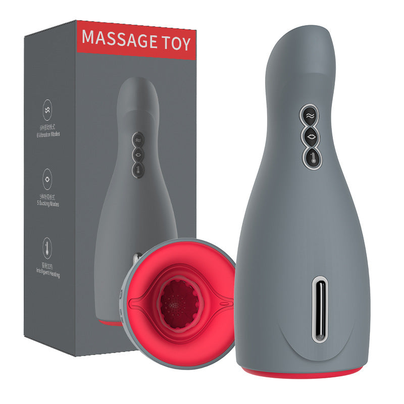 Sucking Cup Mouth Men's Heating And Vibrating Products