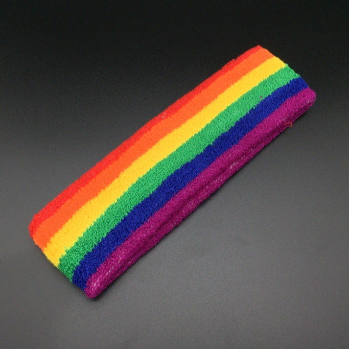 Rainbow Sport Wristband Headband