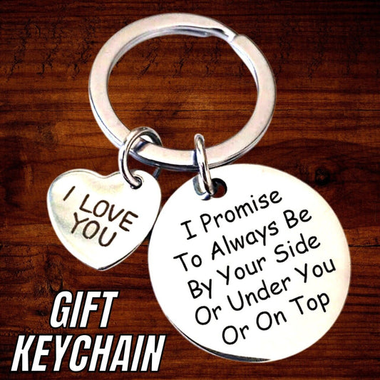 Funny Sexy Dirty Keychain Gift For Her Girlfriend Wife Love Key Ring Tag Couple
