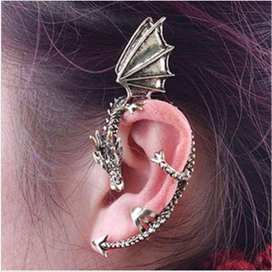 Accessories Goth Punk Dragon Without Pierced Ears