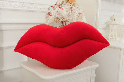 Creative sexy plush big lips pillow