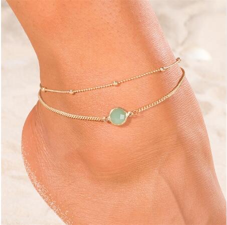 Pineapple Pendant Anklet Beads 2021 Summer Beach Foot Jewelry Fashion Style Anklet