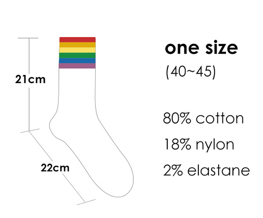 Men's rainbow socks