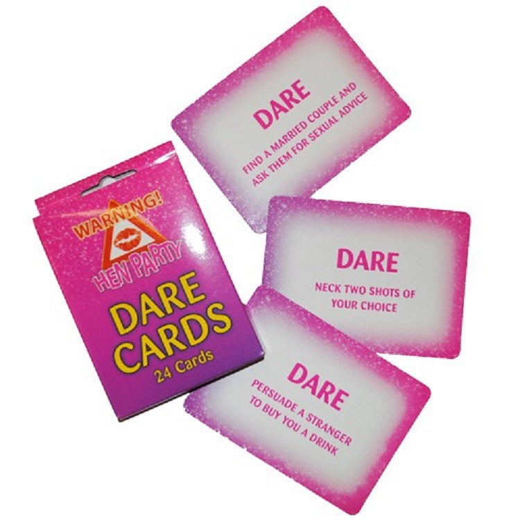 Truth Or Dare Bachelor Party Adult Game Card
