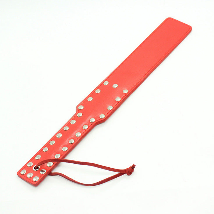 Square Strip Rivet Leather Beat Toy
