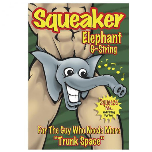 Male Power Squeaker Elephant G-String