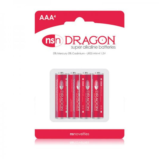 Dragon Alkaline Batteries Size AAA 4 Pack