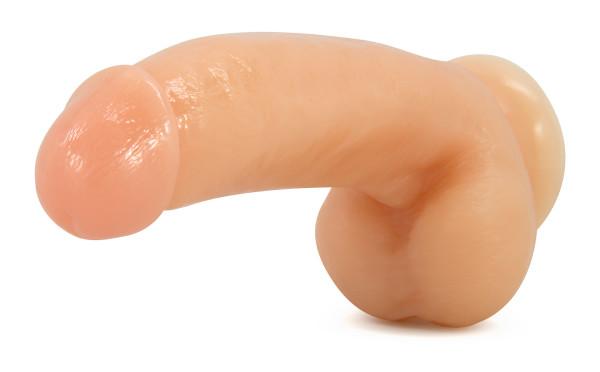 The Pizza Boy Dildo with Suction Cup Beige