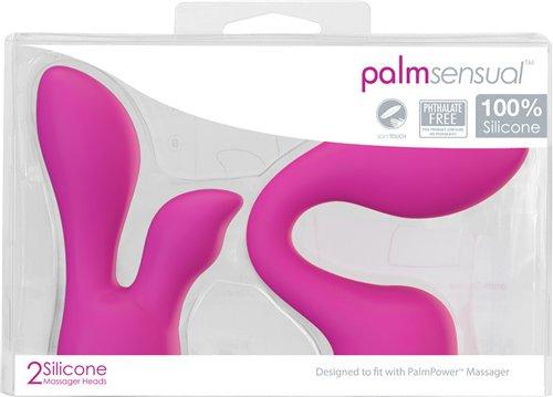 Palm Power Massager Heads Sensual Set Of 2