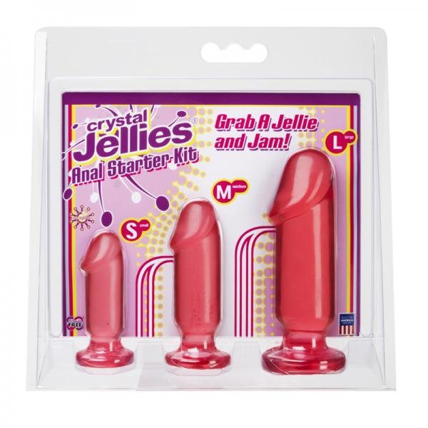 Crystal Jellies Anal Starter Pink Kit