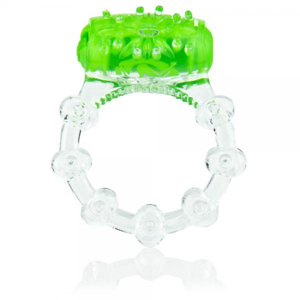Color Pop Quickie Screaming O Green Vibrating Ring