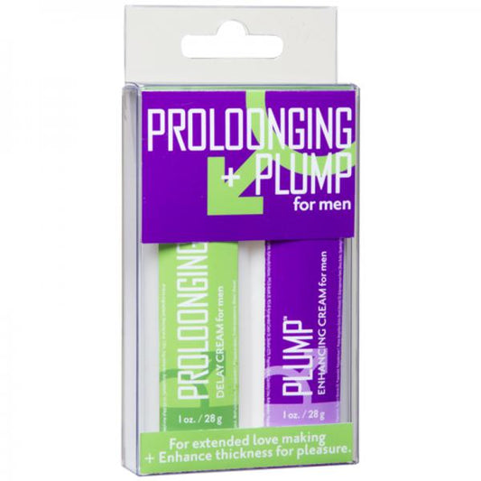 Proloonging + Plump for Men 2 Pack 1oz Bottles