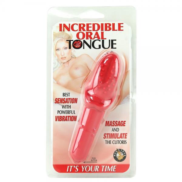 Incredible Oral Tongue Waterproof Vibrator - Red